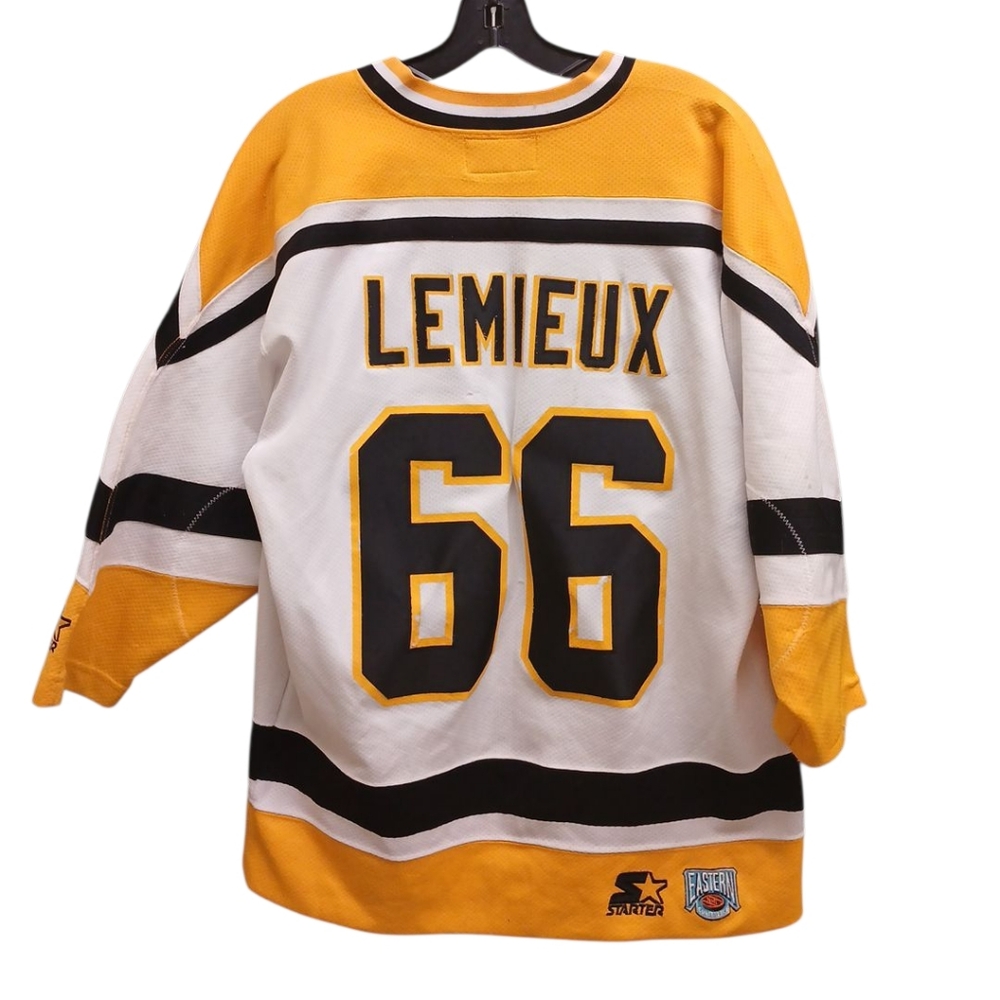 NHL Pittsburgh Penguins Mario Lemieux 66 Jersey RARE Size Large/Extra Large